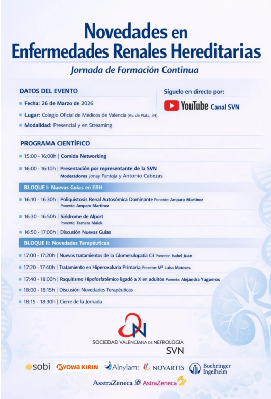 NOVEDADES EN ENFERMEDADES RENALES HEREDITARIAS