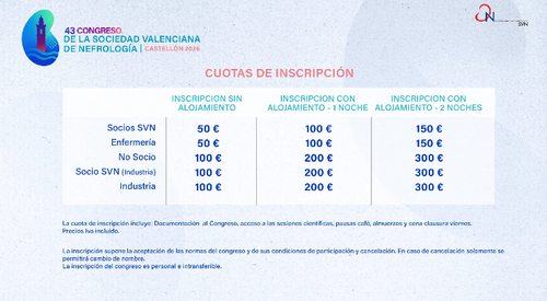 43 Congreso Sociedad Valenciana Nefrología